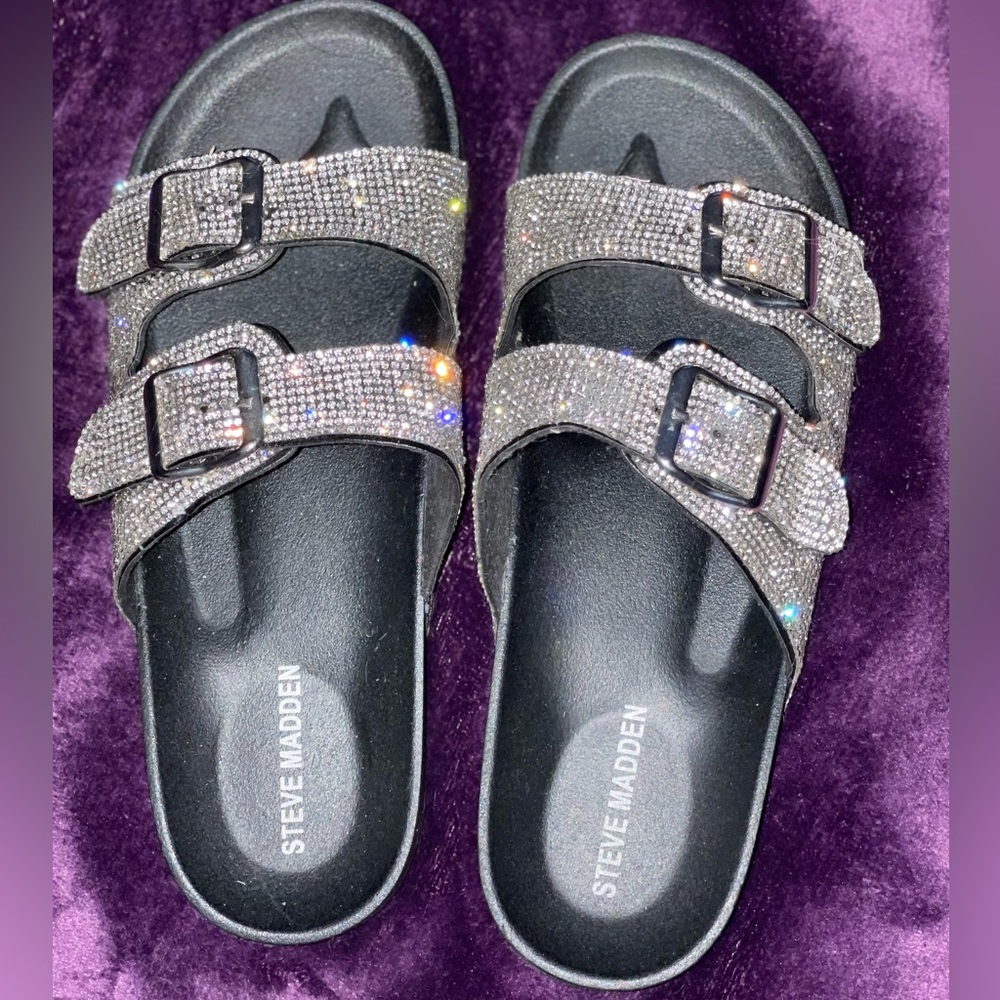 Steve Madden Blingy Slides